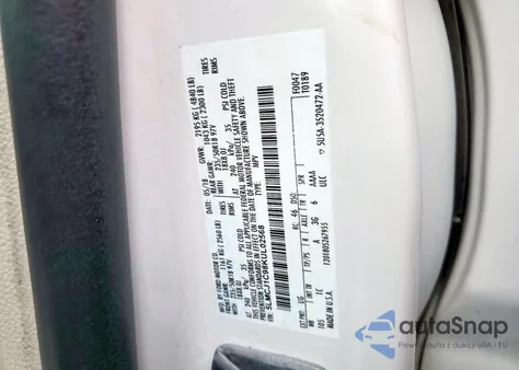 2019 Lincoln Mkc из США, поврежденный, VIN 5LMCJ1C98KUL02568